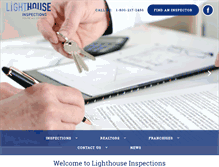 Tablet Screenshot of lighthouseinspections.com